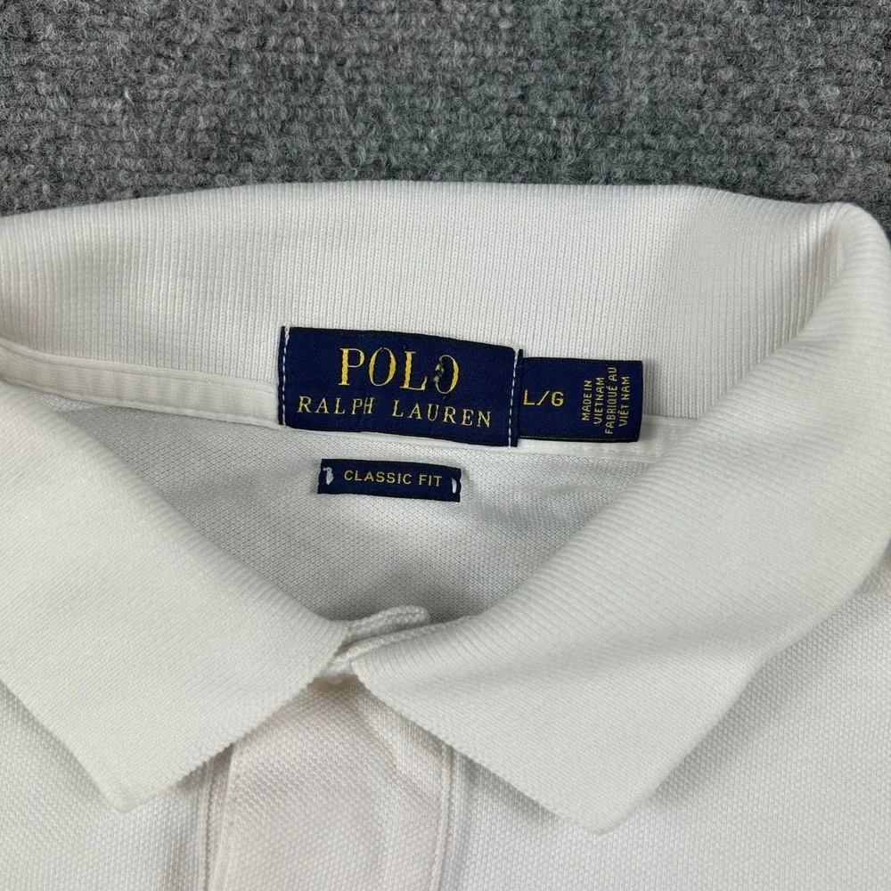 Polo Ralph Lauren Polo Shirts Mens Large Multi Color Classic Fit Cotton 3 Pack